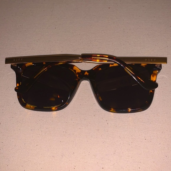Diff Women’s Eyewear Bella Sunglasses Tortoise TO-GR10P